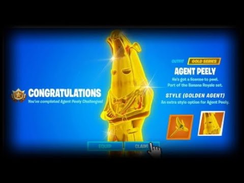 I finally got golden peely (20 bomb)