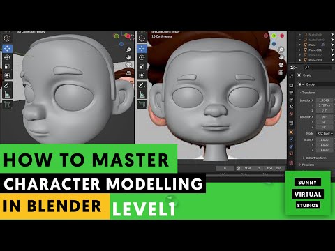 Blender tutorial- How To Model Character Easy