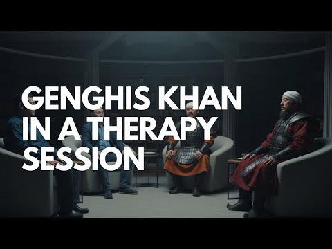 Genghis Khan Having Hard Time in Therapy Session #whatif #veo3 #gengiskhan