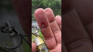 Treble hook stuck in finger!🤦🏾‍♂️ #shorts #mrjaxnbefishing