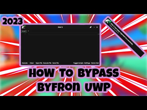 [EASY] How To Exploit After The New Roblox Anti-Cheat - UWP Byfron Bypass!  *NO KICKS* *NO KEY*