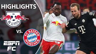 SECOND HALF DOMINATION 💥 RB Leipzig vs. Bayern Munich | Bundesliga Highlights | ESPN FC