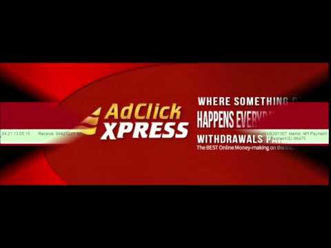 Ad Click Xpress-My 1st Payment proof