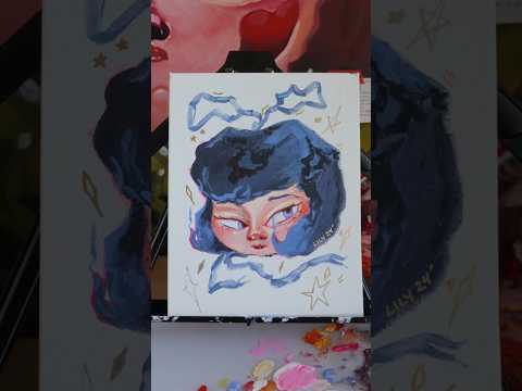 ARTISts have the MOST Fickle mind...struggling here...#art #cuteart #portrait