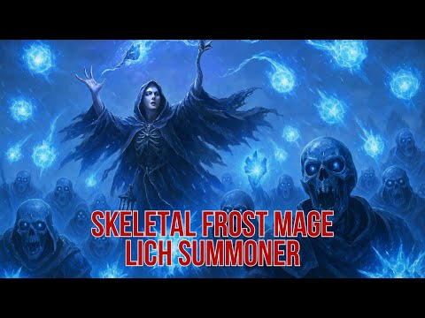 ICE BOMB SKELETAL FROST MAGES LICH SUMMONER BUILD GUIDE