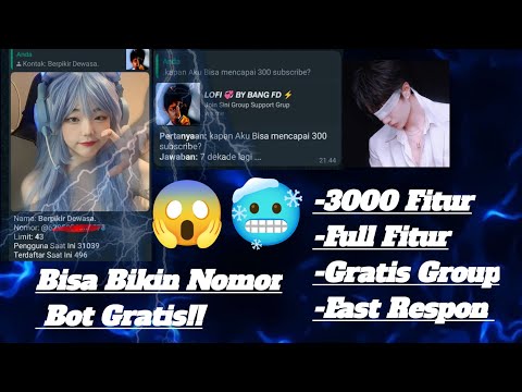 Bot Terbaru WhatsApp!!! Update Bot Hari Ini, 3000 menu😱🥶 #botwaterbaru