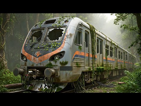 ASMR Train Restoration 🔧 Destroyed Future Train Reborn | FUXING NOVA 400 Full Restoration