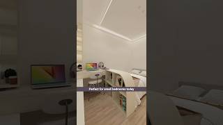 Perfect Tiny Bedroom Layout || Enhanced Functionality #shorts