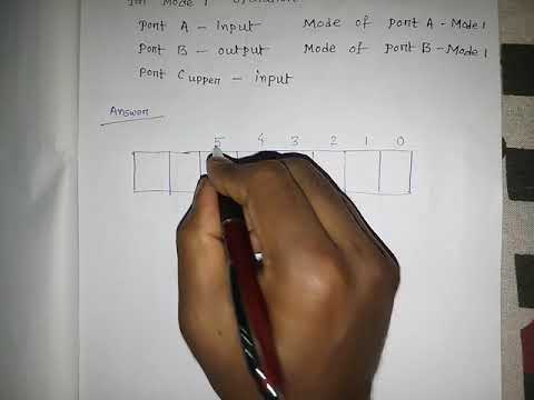 Microprocessor || Control word bits for intel 8255 ||