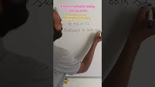 balancing method of solving linear equations