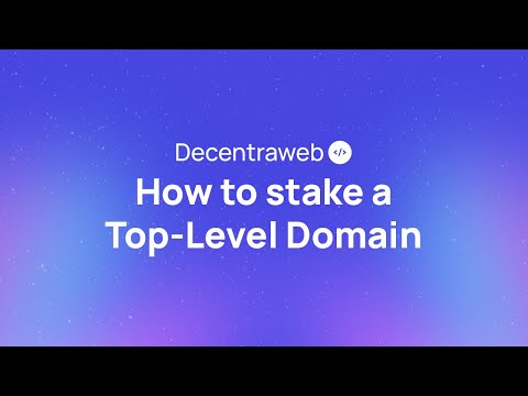 Latest : How to Stake Your Top-Level Web3 Domain Updated Tutorial
