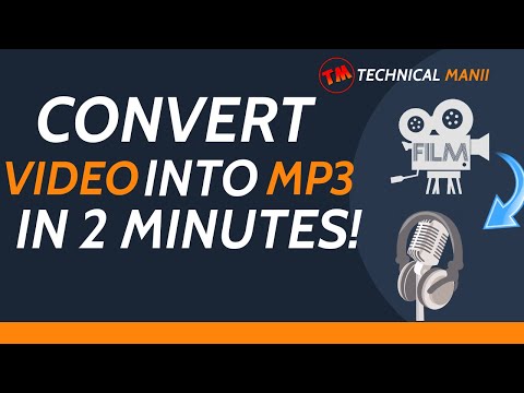 How to take out a Song from a Video | Convert video to Mp3 | Manii