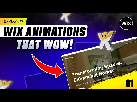 How to Animate a Wix Website | Step-by-Step Wix Animations Tutorial