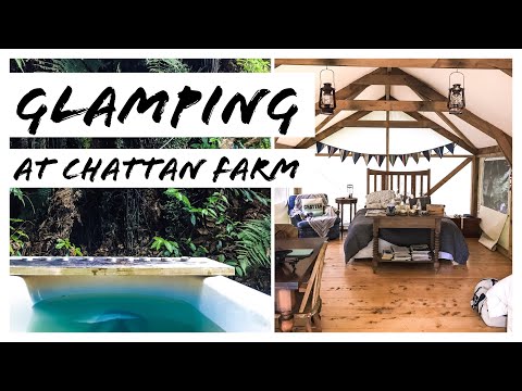 Glamping at Chattan Farm, Bay of Plenty, New Zealand