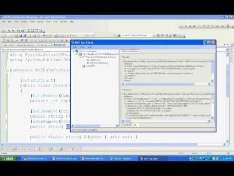 WCF video Tutorial -WCF DataContract part 1