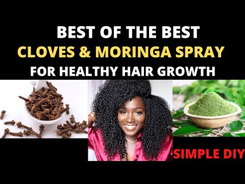 😲CLOVES AND MORINGA HAIR SPRAY FOR HEALTHY hair growth|EASY & QUICK|#hairgrowthtips#moringa#cloves