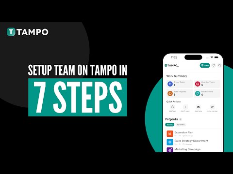 How to setup tampo app for teams in 7 steps | Tampo Tutorials