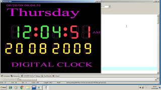 Digital Clock with C++ programming