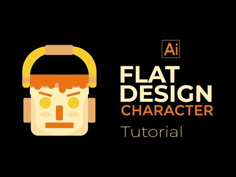 Flat Design Tutorial  How To Design Flat Character in Adobe Illustrator