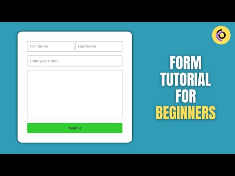 How to Make a Form using HTML and CSS for Beginners | Full Tutorial | CodeWikis