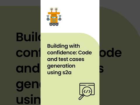 Effortless Code & Test Generation with AI-Powered s2a #ai #genai #automatedtesting