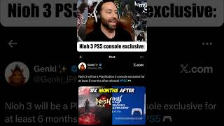 Nioh 3 is a PS5 console exclusive for 6 months....