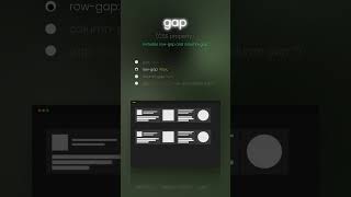 Css gap properties... #subscribe #css #cssgap #gap #codewithme #programming #vscodetutorials
