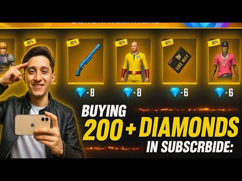 Buying 200+ Diamonds in Subscriber's ID 🔥 | Free Fire Big Offer!