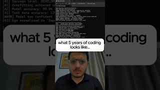 What 5 Years of Coding Looks Like........