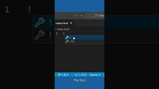 Generate HTML Boilerplate in 5 Seconds! | VS Code HTML Hack #codingshorts #html #learntocode