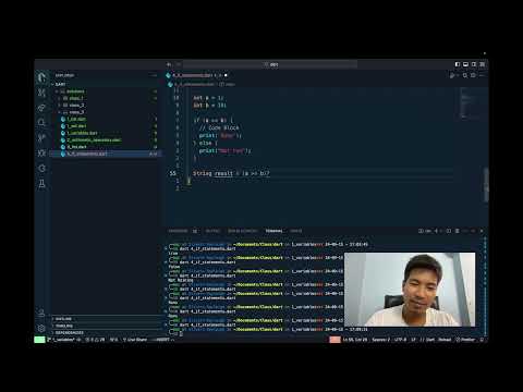 10.7 Dart Programming Class 4 Ternery Operator (Logic Building) (Part 7) (in Newari)
