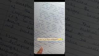 DM for Bcom handwritten assignment #bcomnotes #shortvideo