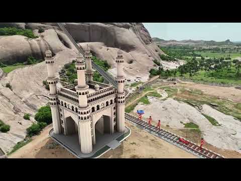 Charminar + Bhongir Fort 😄 | 3D Blender Fun