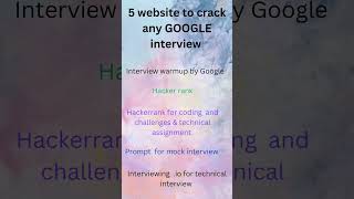 For Google interview |||CRACK GOOGLE INTERVIEW