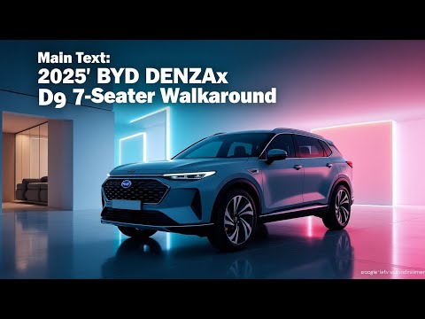 2025 BYD DENZA D9 7 Seater Luxury PHEV MPV  Full Exterior and Interior Walkaround in 4K