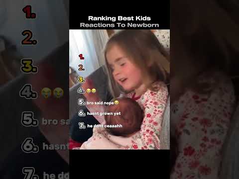 Ranking Best Kids Reactions To Newborn