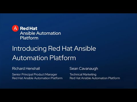 Introducing Red Hat Ansible Automation Platform