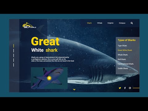 Website UI Design Tutorial | Sea World | Learn UI/UX Designing In Adobe XD | Website Desgin 2020