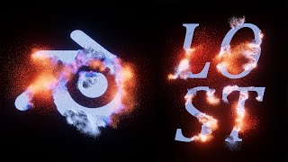 Powerful Logo Particle Flow Effect in Blender