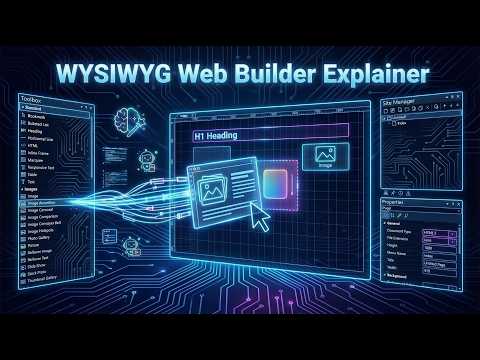 Build Websites Without Coding! WYSIWYG Web Builder Explainer (Beginner Guide)