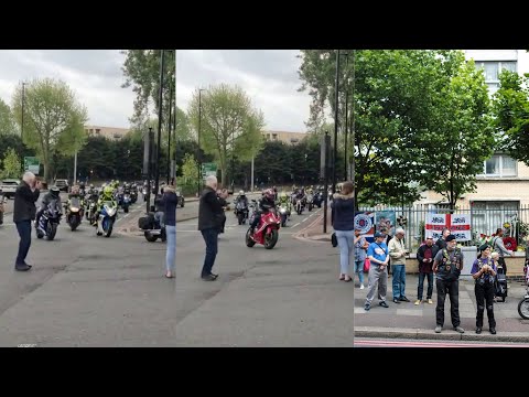 Soldier Lee Rigby Memorial Bikers Ride Tribute - Manchester Anniversary