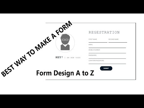 বাংলায় ফর্ম বানানো শিখুন A to Z. BEST WAY TO MAKE A FORM.