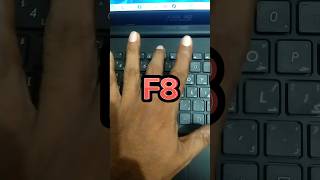 Windows Boot Option for Asus Laptop #F8 #youtubeshorts #keyboardtips