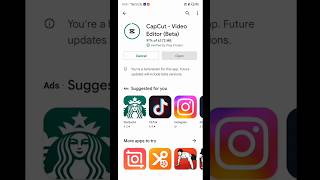 How to download capcut in android | Capcut download #capcutdownload  #shorts