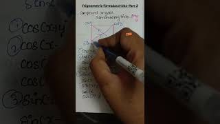 trignometry formula trick-part3#mathshorts#ssccglmaths#sscchslmaths#trignometricidentities#important