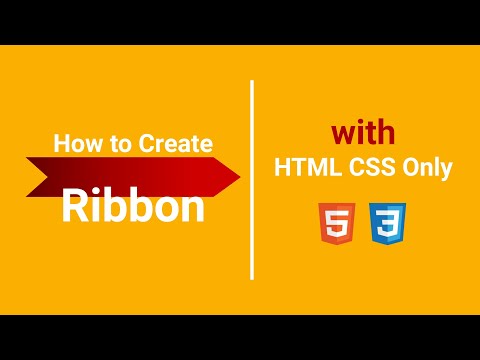 How to Create an awesome & responsive Ribbon With HTML and CSS only