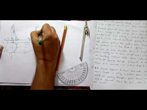 Engineering Graphics :- Section of Solids 2