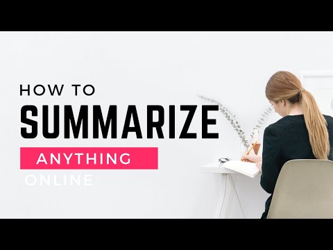 Summarize anything with AI