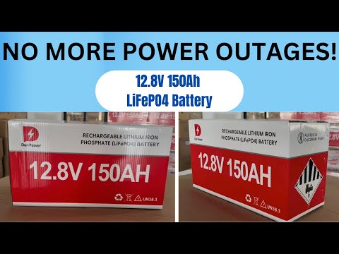 Say Goodbye to Power Outages! 12.8V 150Ah LiFePO4 Battery | Reliable Energy Storage for Nigeria