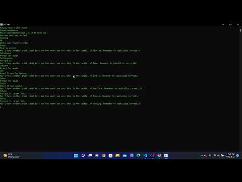 Making my terrible "AI" tell jokes...